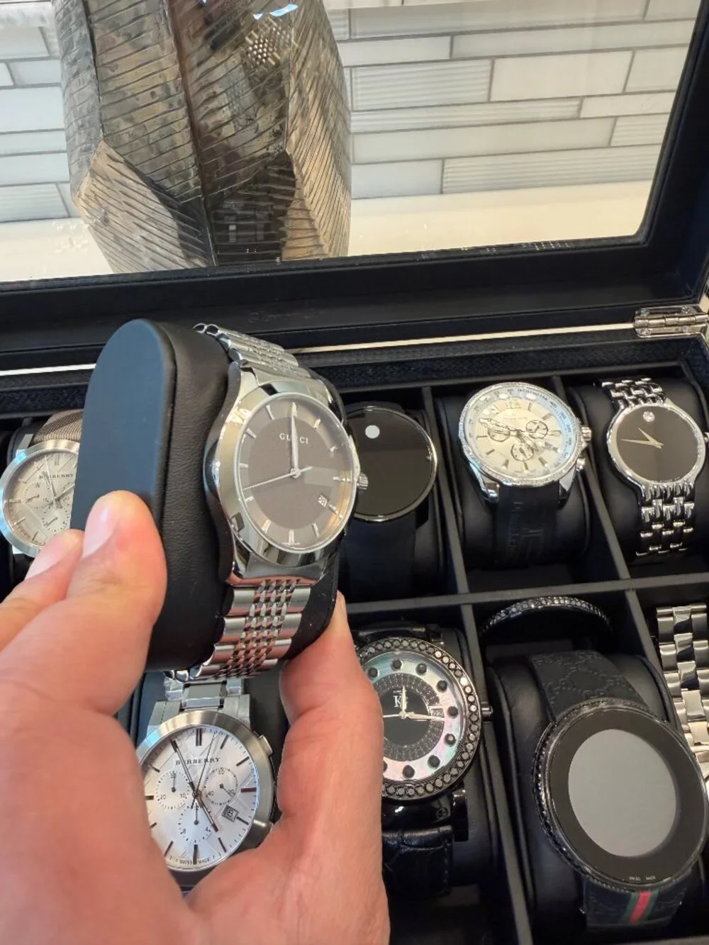 Gucci G-Timeless Swiss Made Watch | Stainless Steel
